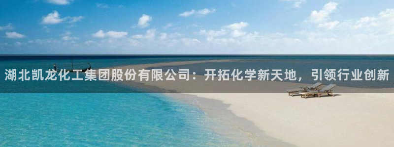 球盟会黑：湖北凯龙化工集团股份有限公司：开拓化学新天地，引领