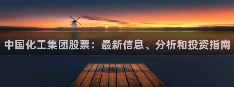 球盟会官方网入口：中国化工集团股票：最新信息、分析和投资指南