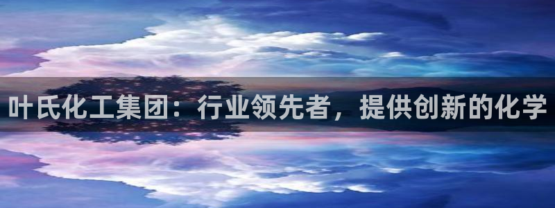 球盟会黑钱：叶氏化工集团：行业领先者，提供创新的化学
