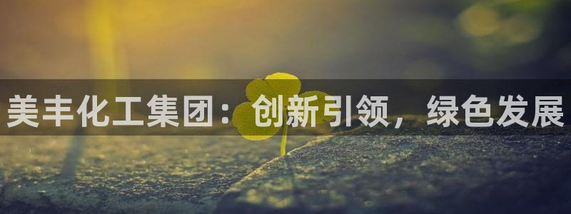 球盟会网址：美丰化工集团：创新引领，绿色发展