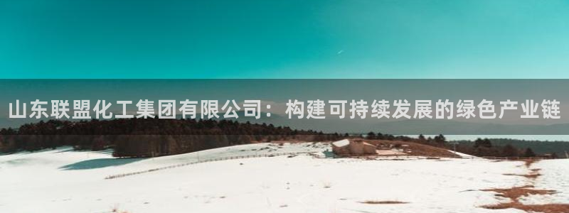 球盟会网页版登陆：山东联盟化工集团有限公司：构建可持续发展的