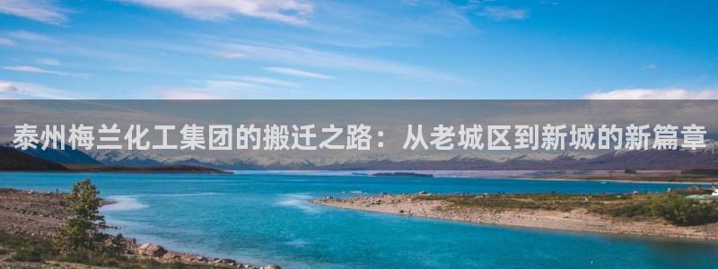 球盟会官方网入口：泰州梅兰化工集团的搬迁之路：从老城区到新城