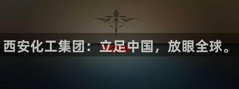 球盟会官方登录平台：西安化工集团：立足中国，放眼全球。